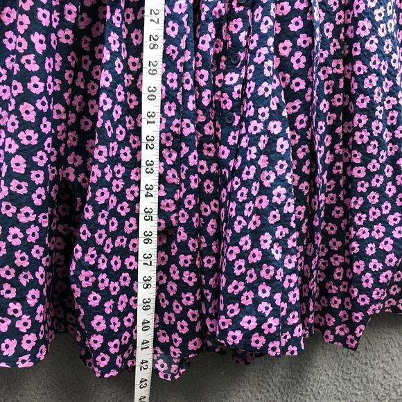 Katharine Kidd Women Dress Purple Mini Floral‎ Puffed size 4 - Picture 9 of 12